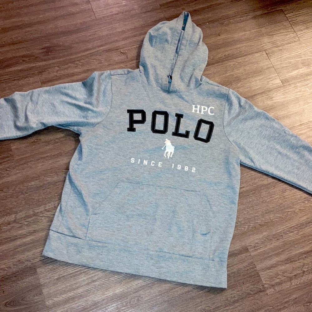 HPC medium grey polo hoodie great condition